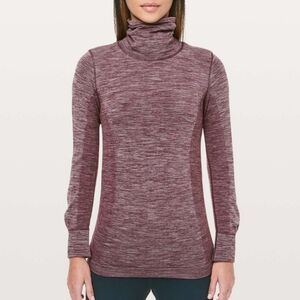 Lululemon Woolly Wonder Turtleneck Merino Wool Blend Long Sleeve Shirt Size 12